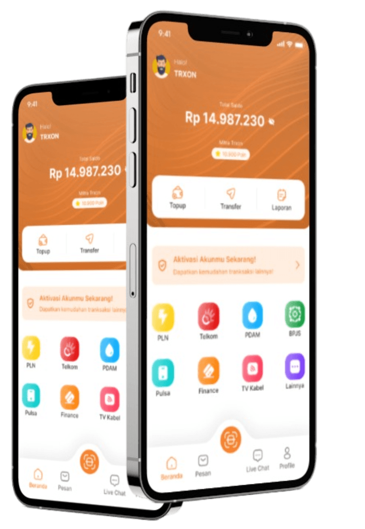 aplikasi trxon